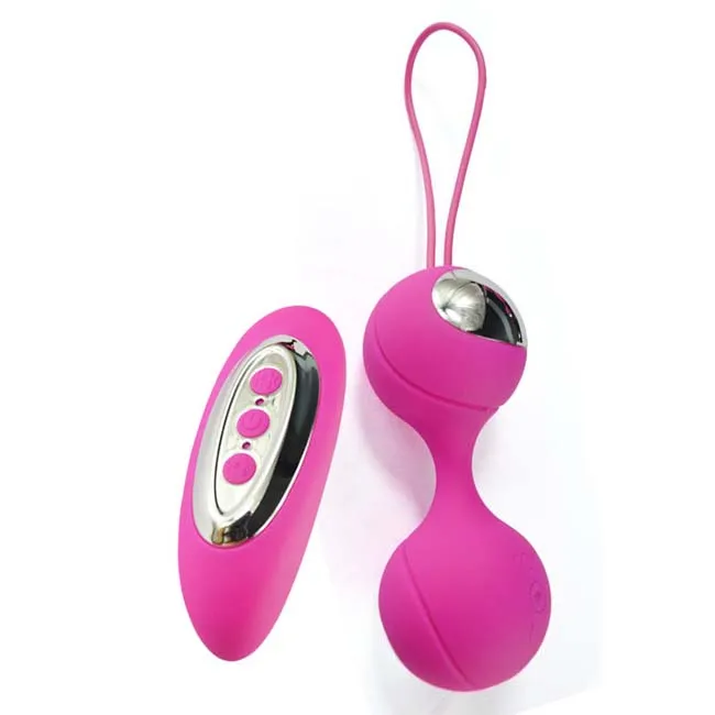 Controle remoto Vagina Vibrador Silicone Bolas inteligentes de ovos vibratórios